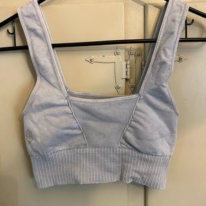 Fp movement Good Karma square neck bra (ice grey)